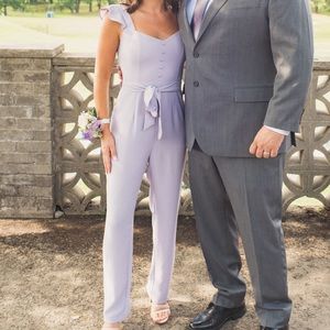 Superdown purple jumpsuit